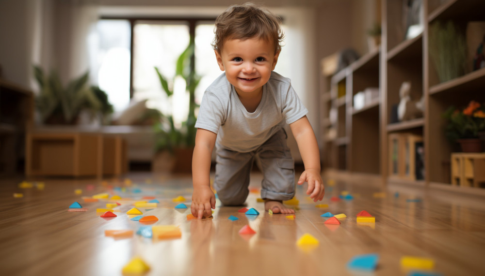 Pourquoi créer un parcours de motricité bébé à la maison ?